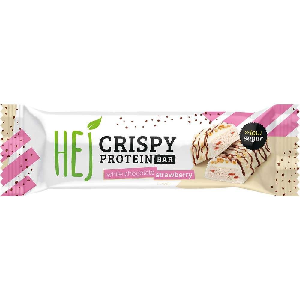 HEJ Protein bar Crispy Protein Bar, white chocolate strawberry