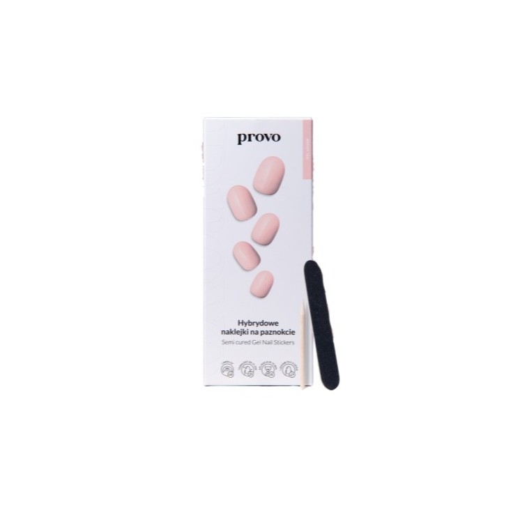 Provo hybrid nail stickers NO.2 Biscuit 33 pieces