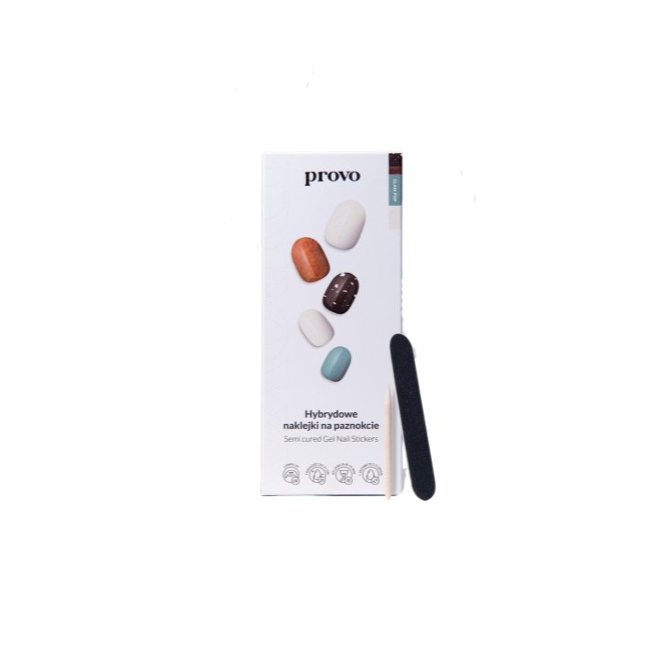 Provo hybrid nail stickers NO.7 Glam Pop 33 pieces