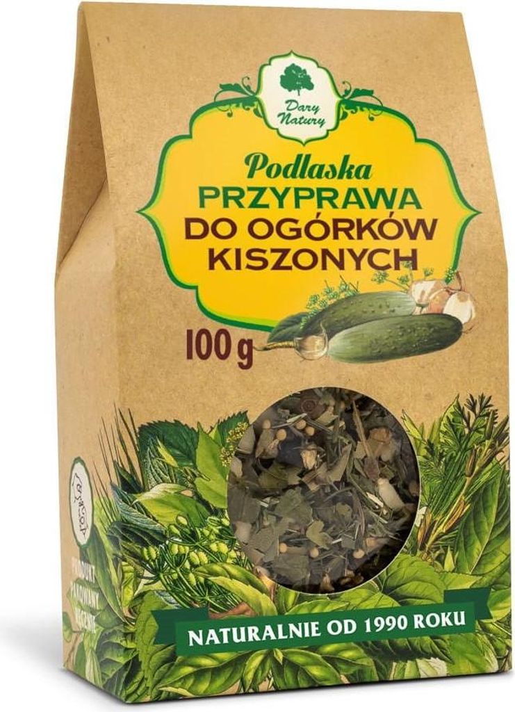 PRZYPRAWA DO OGÓRKÓW KISZONYCH 100 g - DARY NATURY