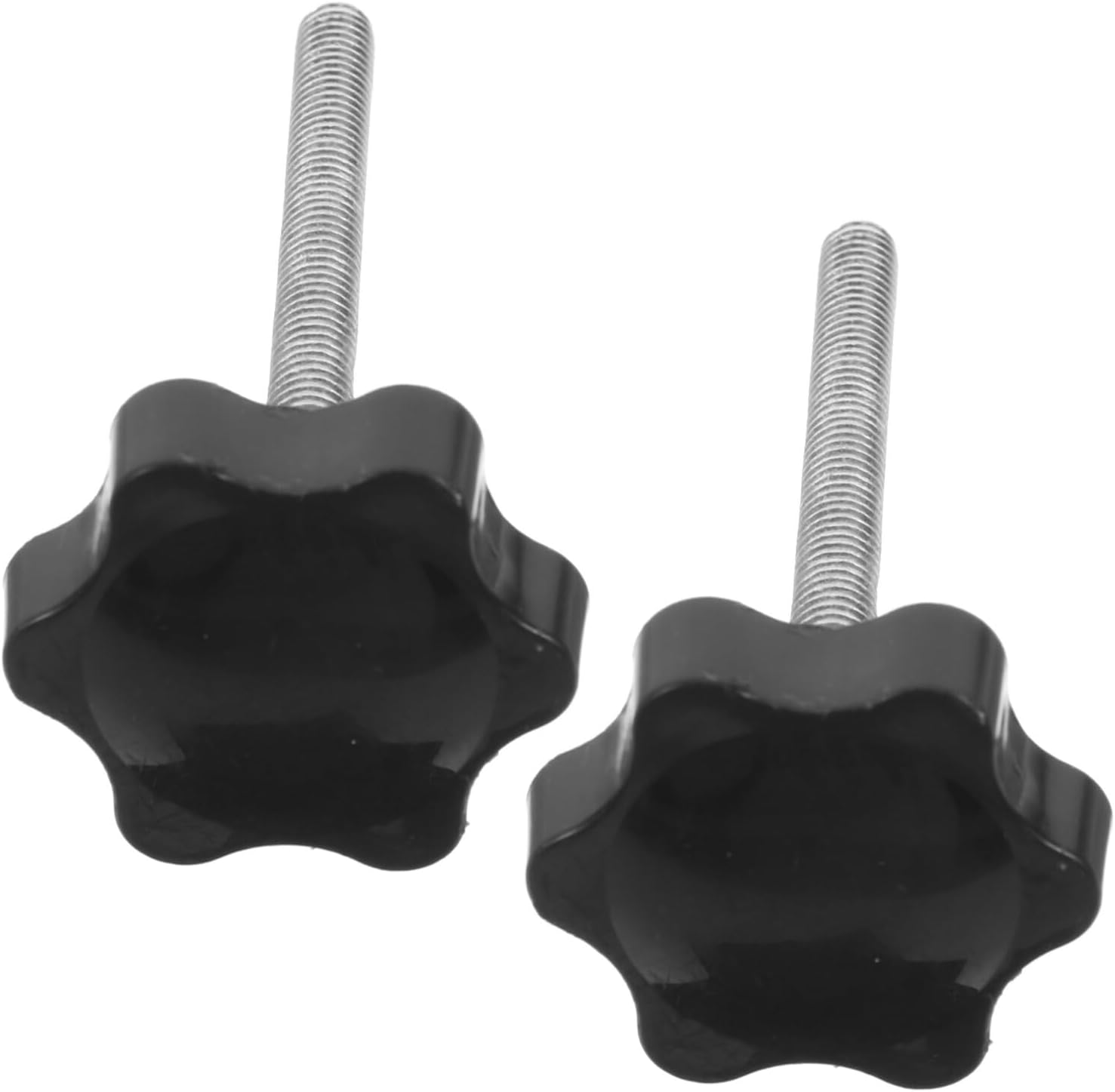 Yardwe Star-shaped adjustment knob with rubber pad, hand locking screw for walker, spare parts, easy and stable installation, quick to replace, internal thread for walking aids