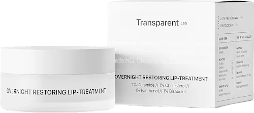Transparent Lab Overnight restorative lip balm, 15 ml
