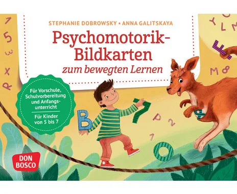 Psychomotor picture cards for active learning