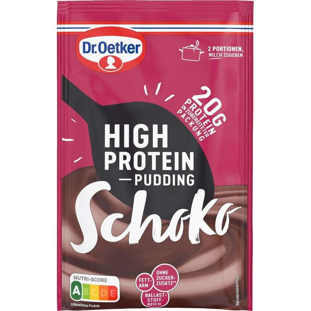 Dr. Oetker Pudding powder, high protein, chocolate