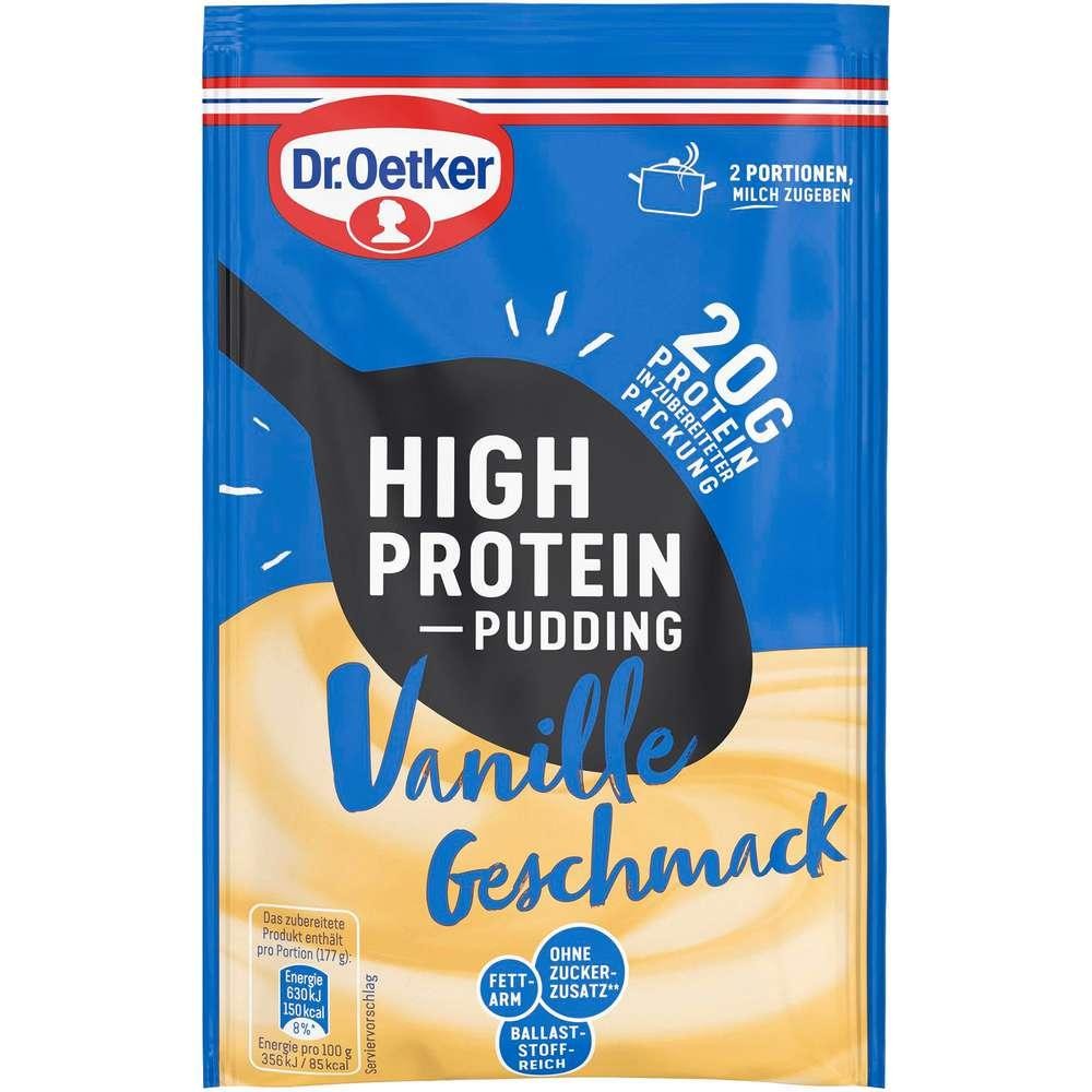 Dr. Oetker Pudding powder, high protein, vanilla