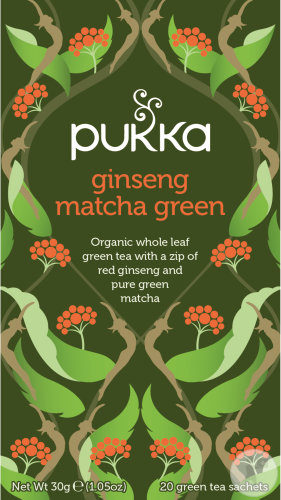 Pukka Herbs Ginseng Matcha Green 20 tea bags
