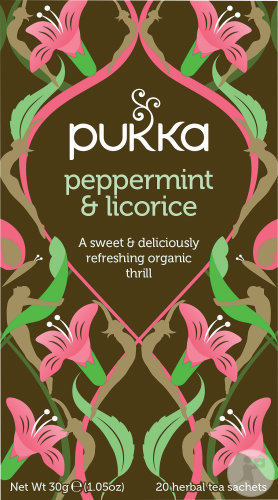 Pukka Peppermint And Licorice Tea Organic 20 tea bags