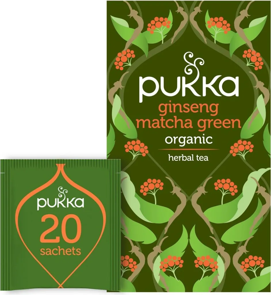 Pukka Tee Ginseng Matcha grün  4 x 20 x 1,5 Gramm