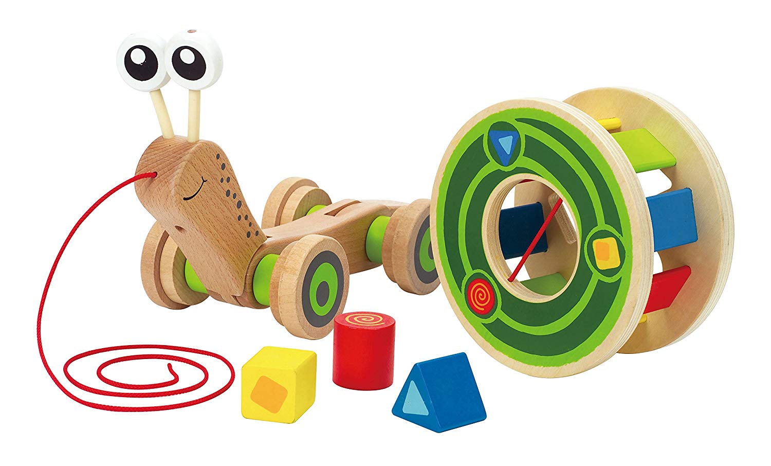 Hape Pull And Play Shape Sorter