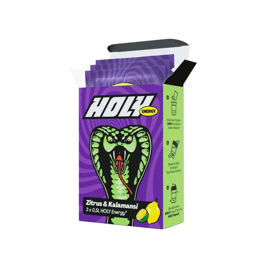 HOLY Energy Powder box of 3 citrus & kalamans