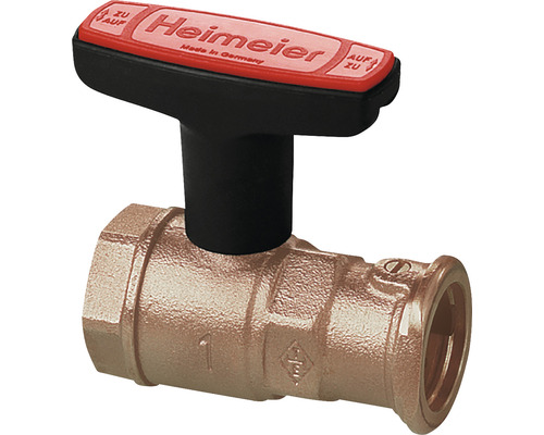 Pump ball valve Heimeier Globo P-S DN25 1 inch with gravity brake 0630-04.000