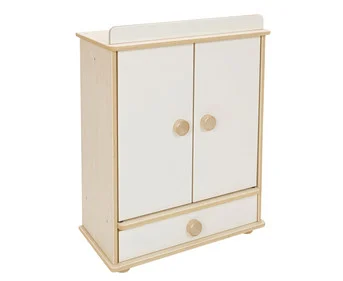 Nemmer Doll wardrobe, white