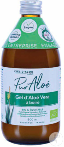 Restaxil PurAloé Aloe Vera Drinking Gel Organic Bottle 500ml
