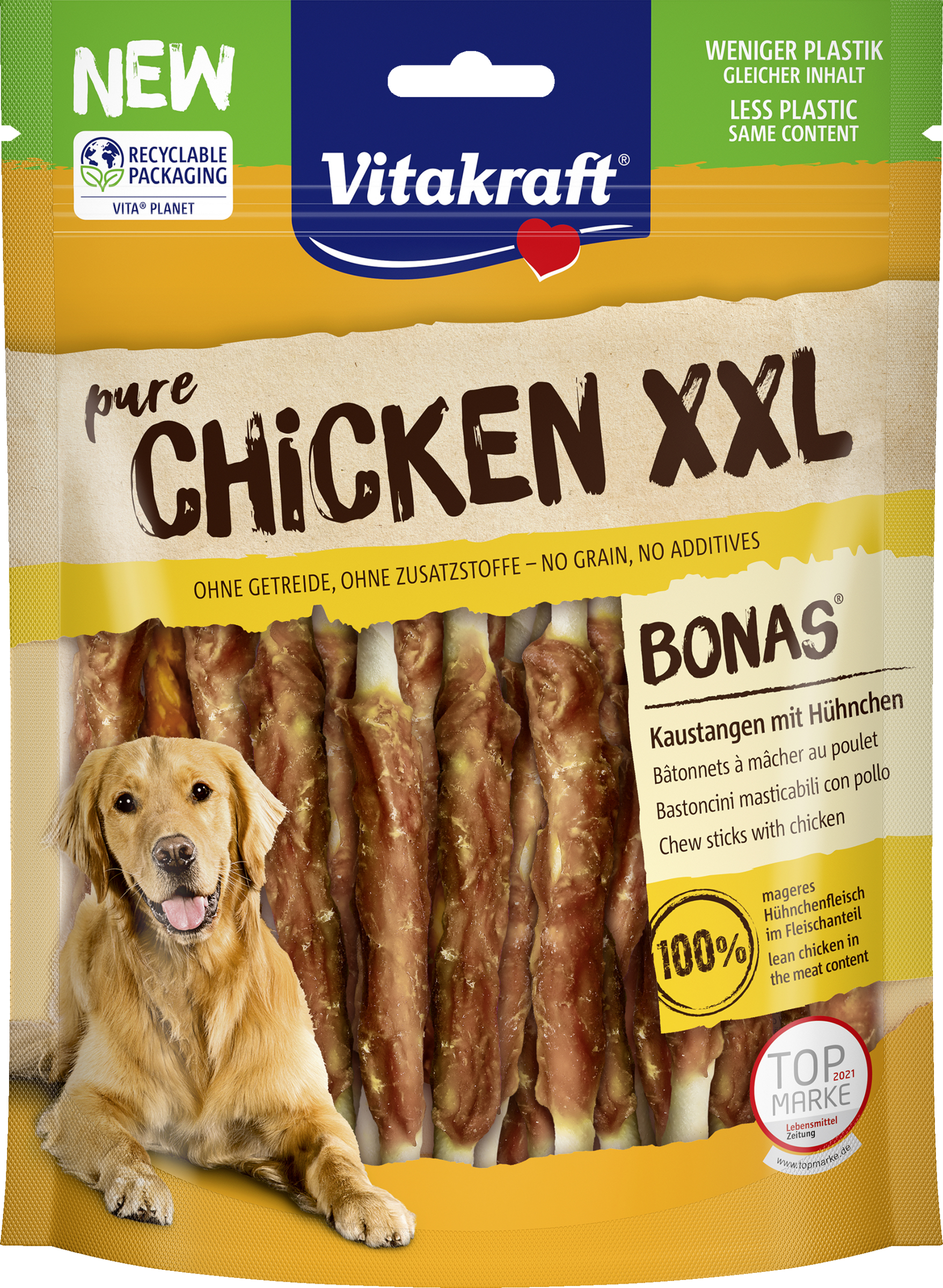 Vitakraft pure CHICKEN Bonas XXL chewing sticks