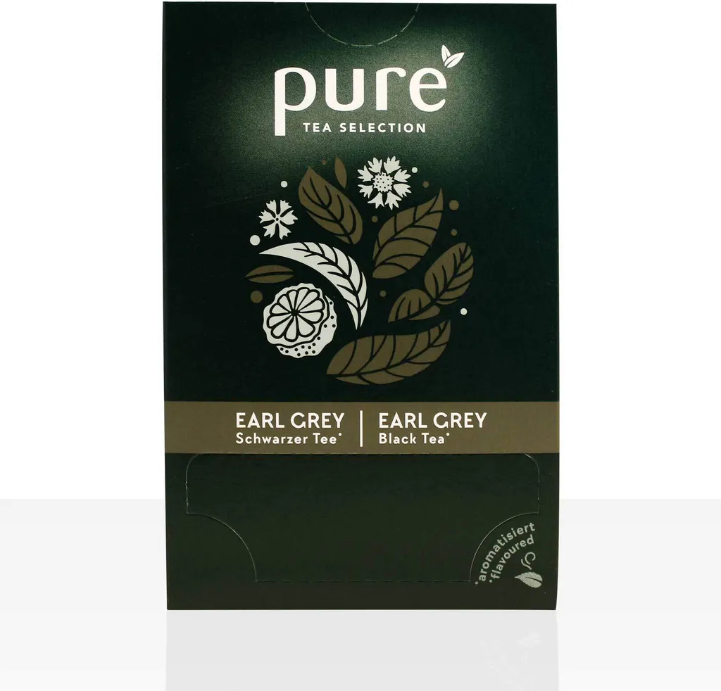 PURE Tea Selection Earl Grey Schwarzer Tee 25 x 2g Tee Beutel