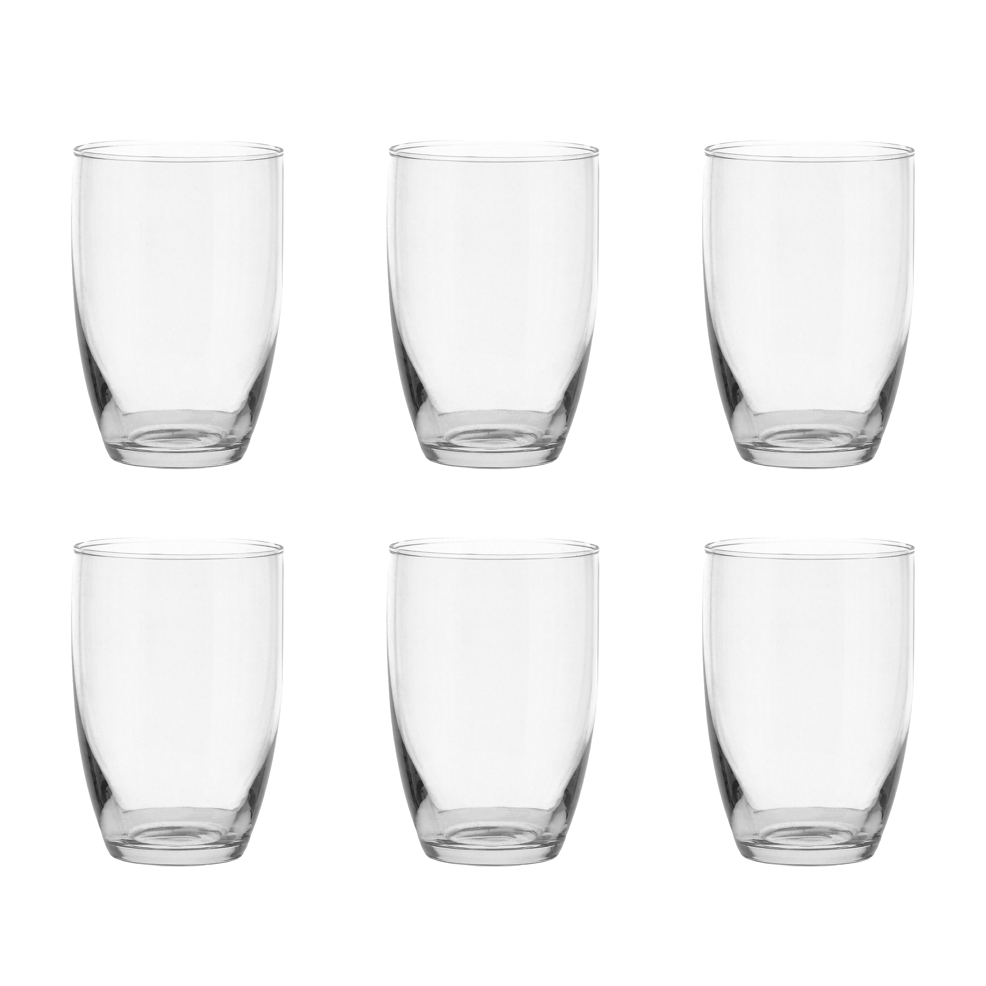 scandi-living Pure drinking glass 35 cl, pack of 6