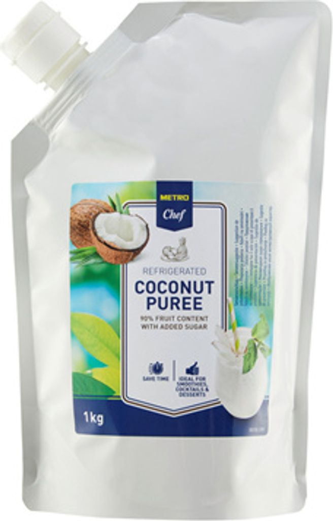 Coconut puree 1kg - Metro Chef 1 kg