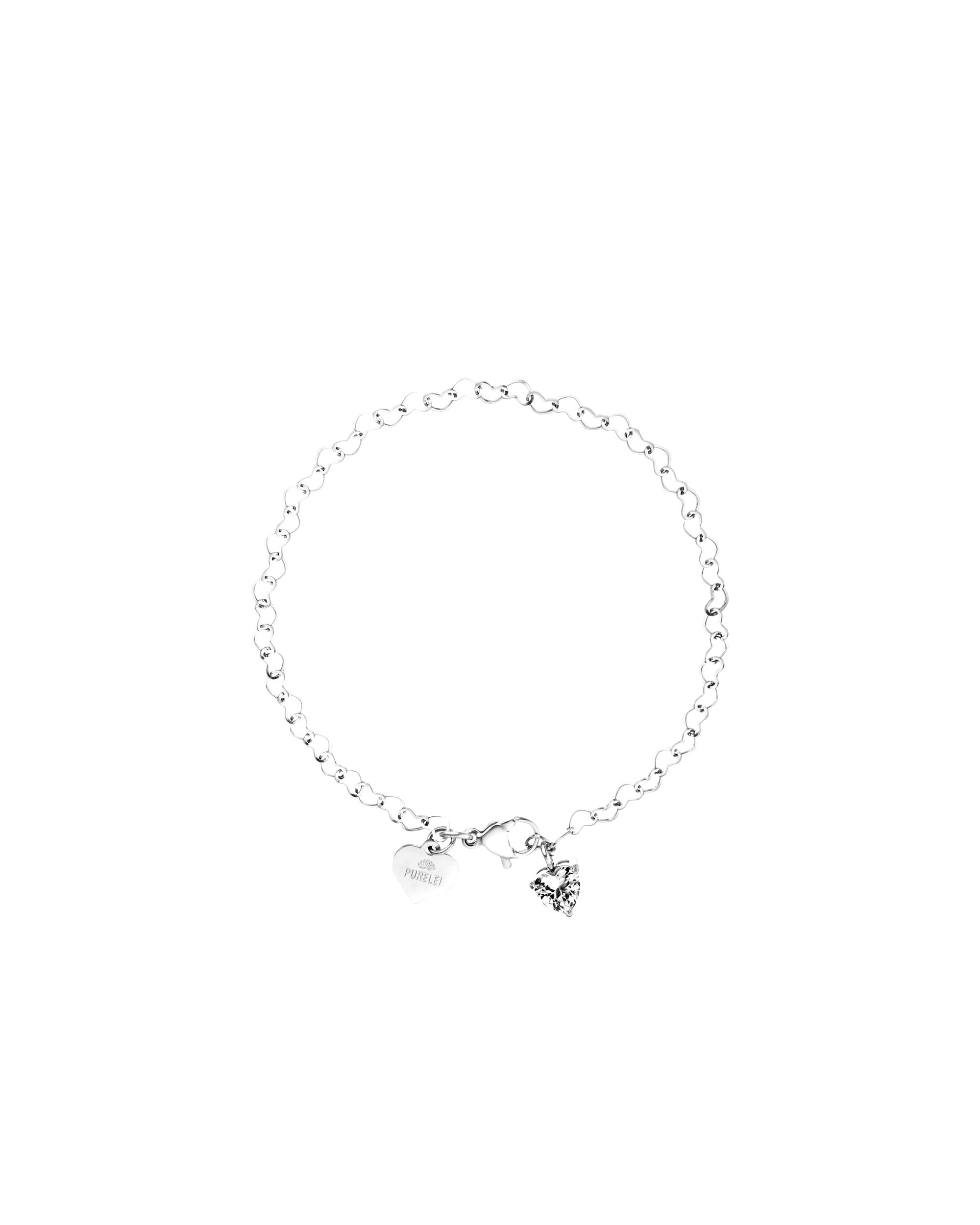Purelei Bracelet Endless Love with gemstone heart