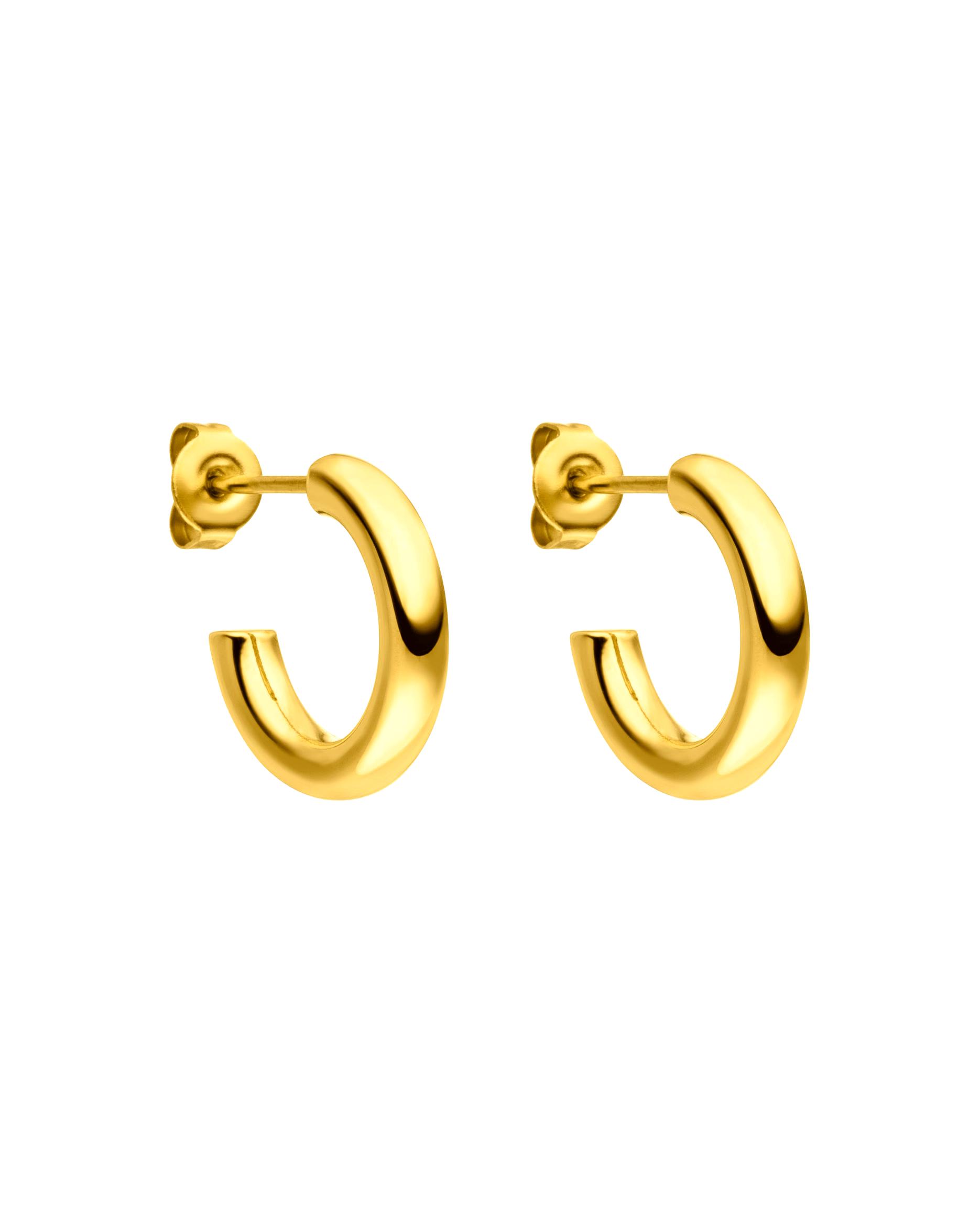 Purelei hoop earrings Brave in a simple design