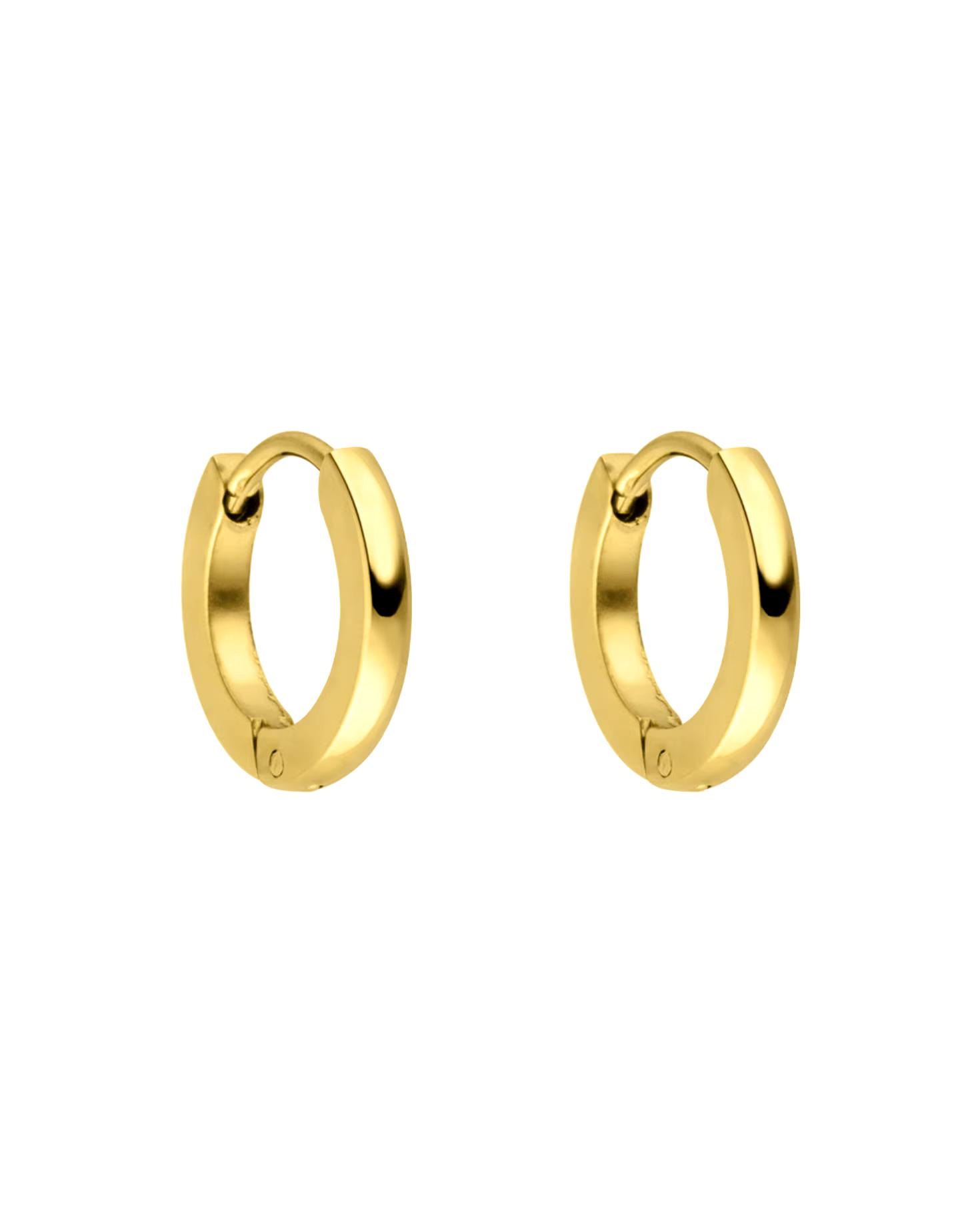 Purelei hoop earrings Ike with folding clasp