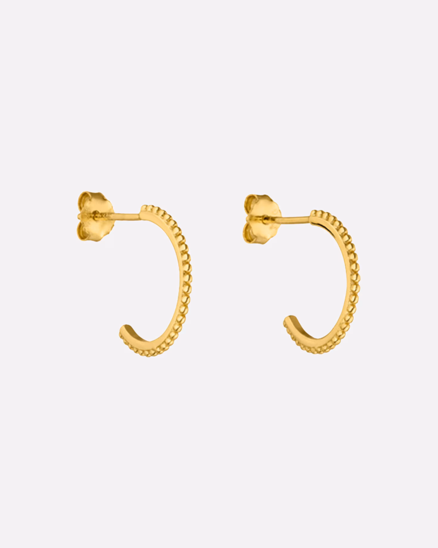 Purelei hoop earrings Olani with poussette closure