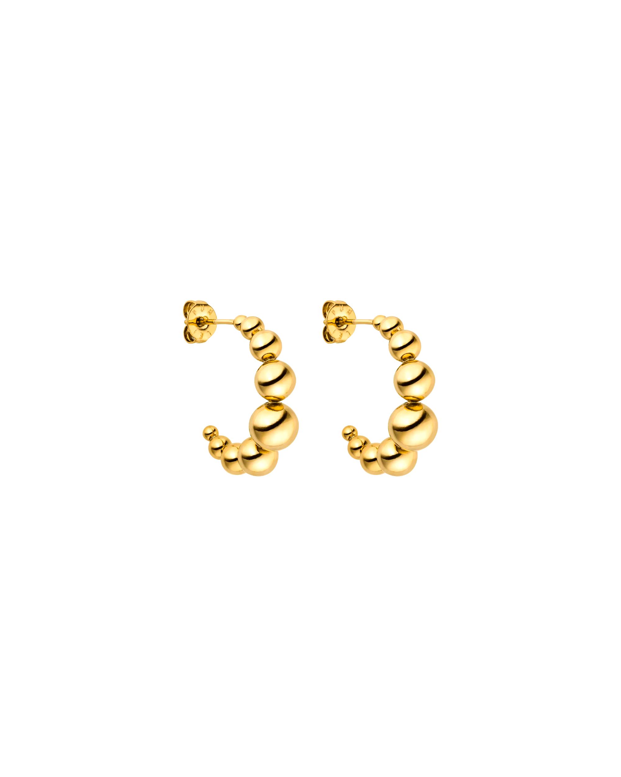Purelei hoop earrings Bubbly in bubble look