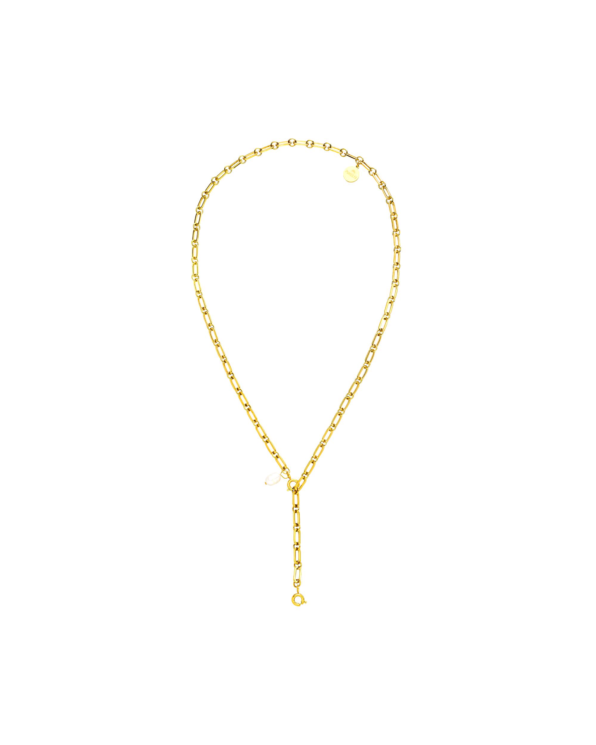 Purelei Necklace Necklace Zodiac Charm with mother of pearl bead and eyelet