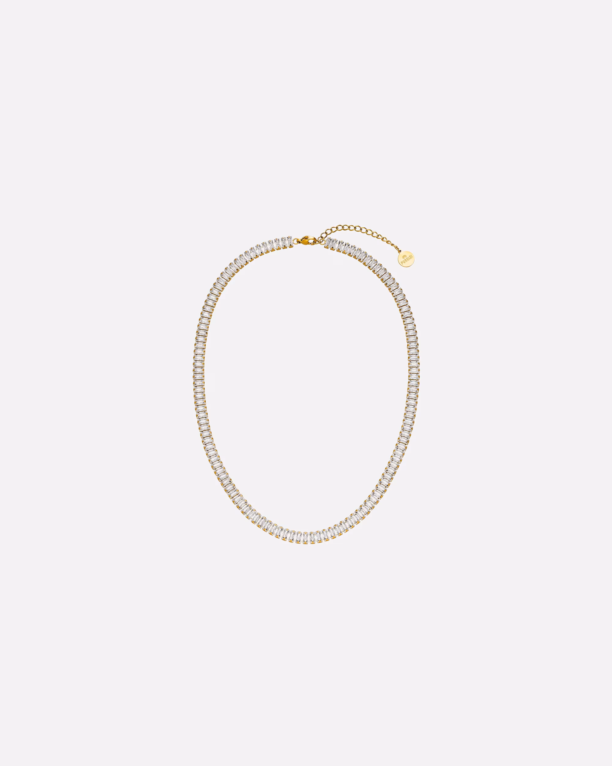 Purelei necklace chain Crystal Glow with zirconia stones