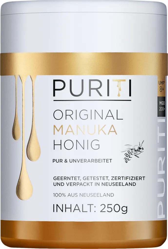 PURITI Manuka honey MGO 200+ 250g from New Zealand
