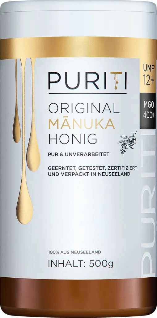 PURITI Manuka Honey MGO 400+ 500g from New Zealand