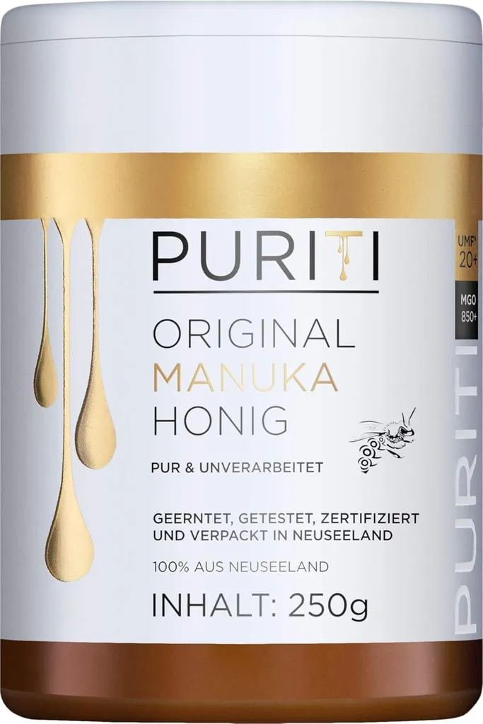 PURITI Manuka Honey MGO 850+ 250g from New Zealand 250g