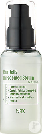 Purito Centella Unscented Serum pump bottle 60ml