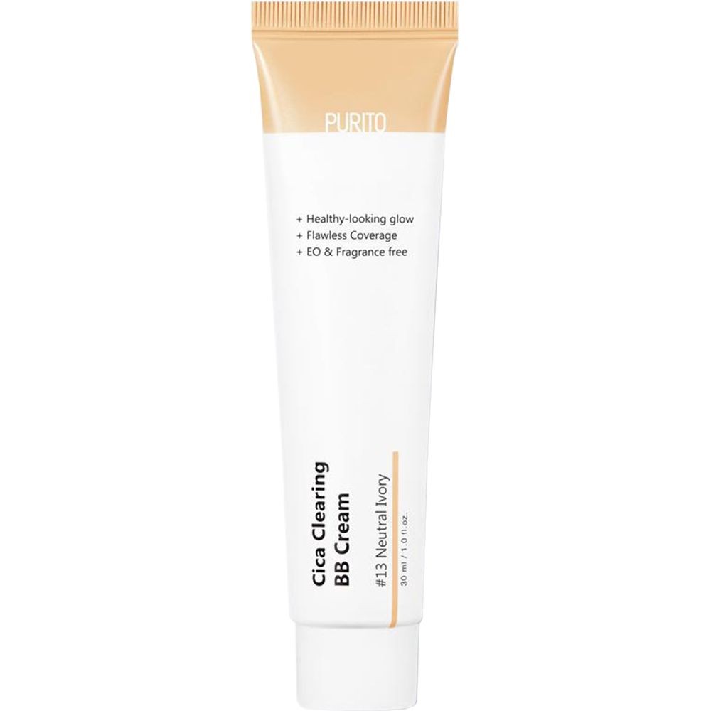 PURITO Cica Clearing BB Cream 13 Neutral Ivory Coloring Cream 30 ml
