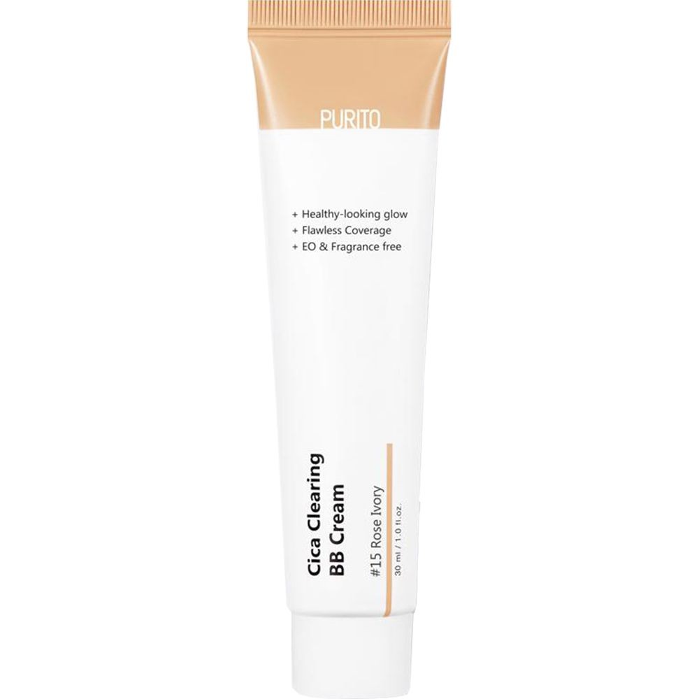 PURITO Cica Clearing BB Cream 15 Rose Ivory Coloring Cream 30 ml