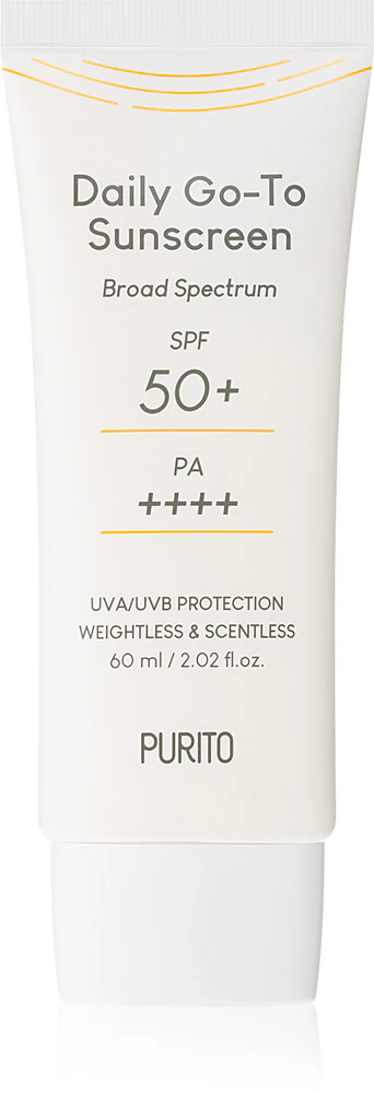 Purito Daily Go-To Sunscreen light protective face cream SPF 50+