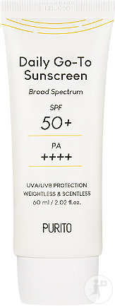 Purito Daily Go-To Sunscreen Sun Cream SPF50+ PA++++ Tube 60ml