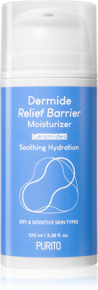 Purito Dermide Relief Barrier soothing face cream for dry and sensitive skin 100ml