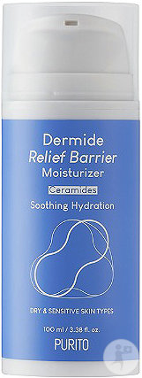 Purito Dermide Relief Barrier Moisturizer Moisturizer Pump Bottle 100ml