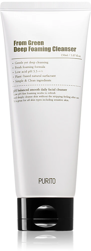 Purito From Green deep cleansing foam for the face
