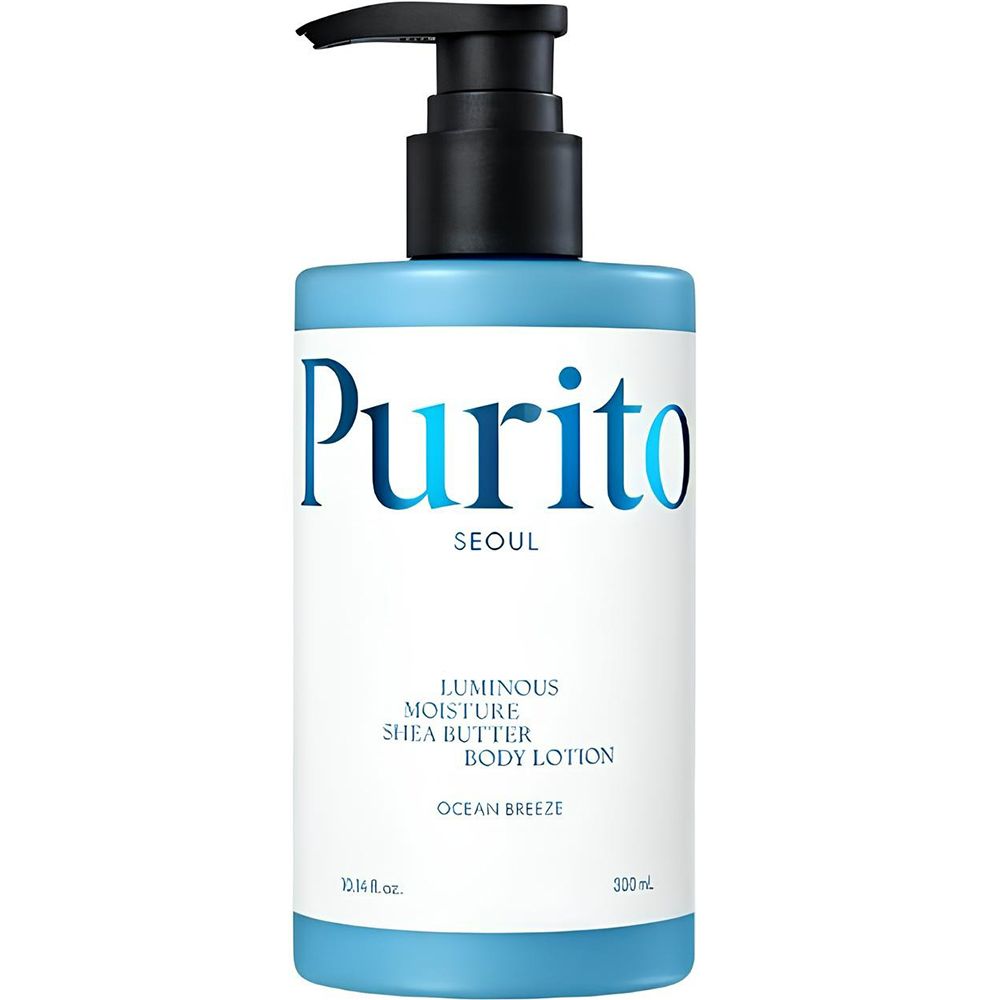 PURITO Luminous Moisture Shea Butter Body Lotion Ocean Breeze – nourishing & refreshing 300 ml