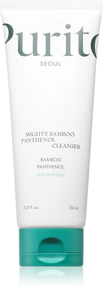 Purito Mighty Bamboo Panthenol Cleanser gentle cleansing gel with moisturizing effect