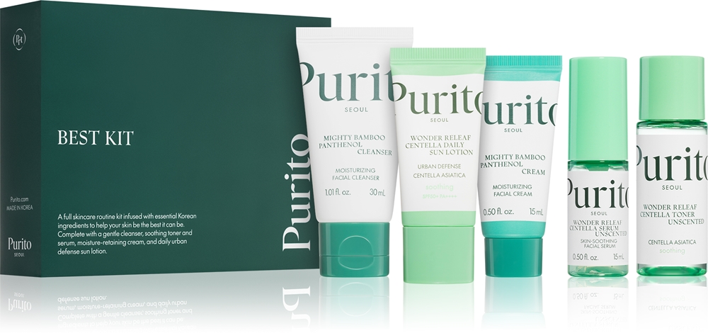 Purito Seoul Best Kit Travel Set for Skin Regeneration 105ml