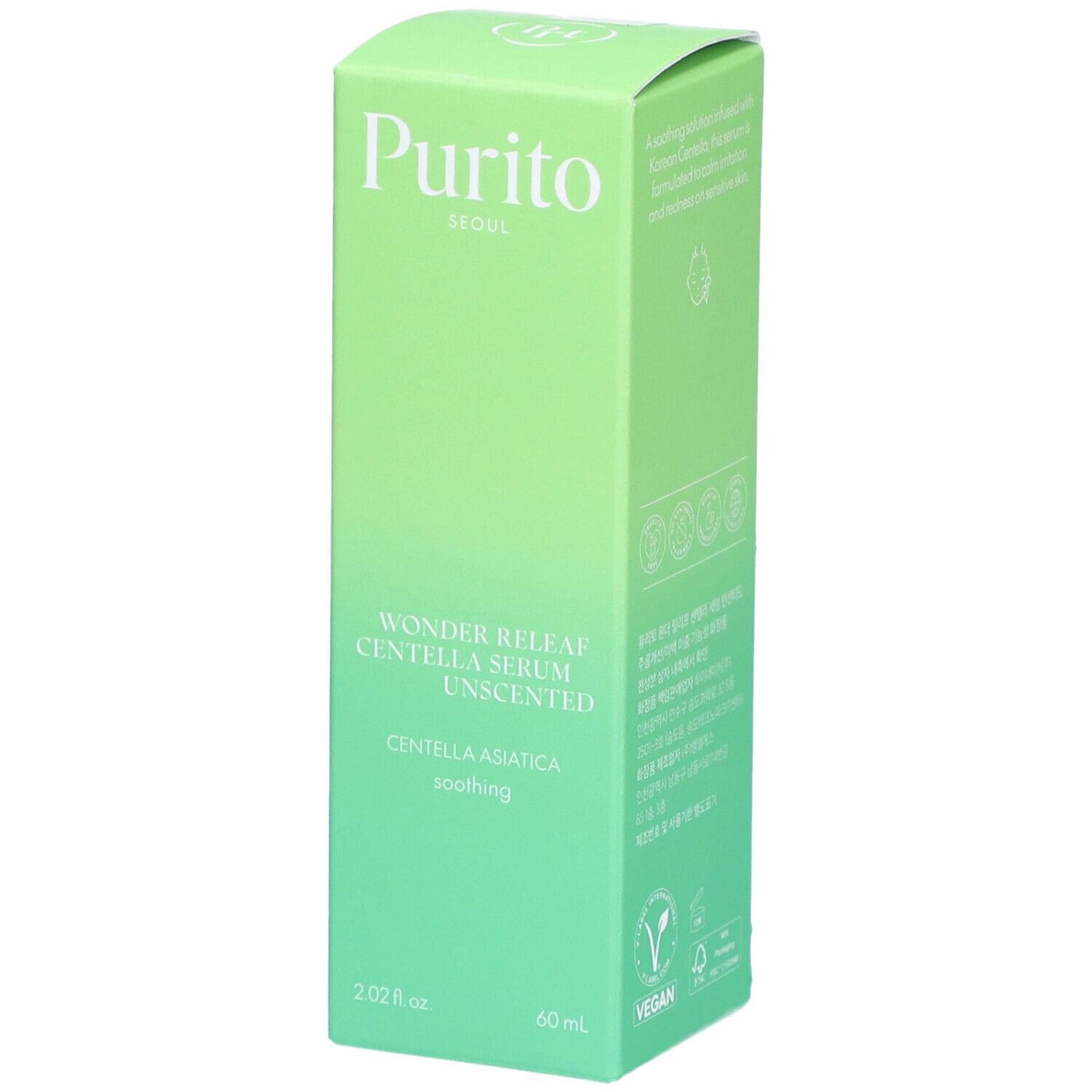 Purito Wonder Releaf Cenetella Serum Unscented 60 ml