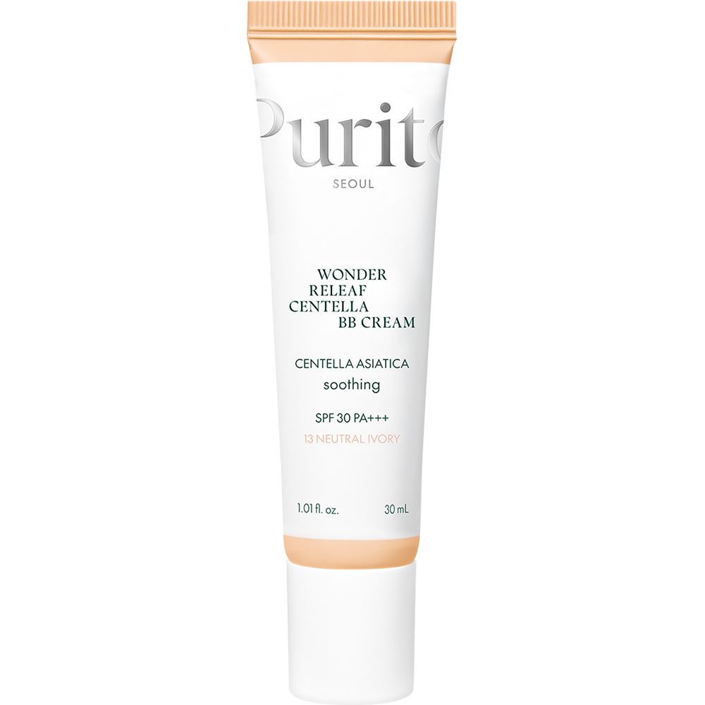 PURITO Wonder Releaf Centella BB Cream 13 Neutral Ivory SPF 30 PA+++ Coloring Cream 10 ml
