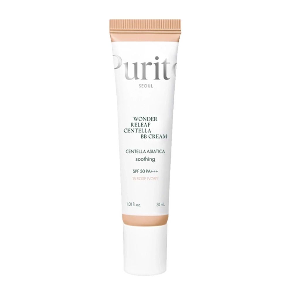 PURITO Wonder Releaf Centella BB Cream 15 Rose Ivory SPF 30 PA+++ Coloring Cream 30 ml