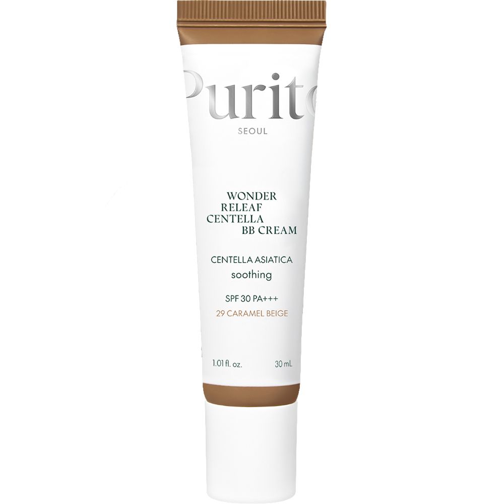 PURITO Wonder Releaf Centella BB Cream 29 Caramel Beige SPF 30 PA+++ Coloring Cream 30 ml