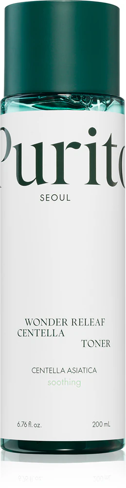 Purito Wonder Releaf Centella Toner moisturizing tonic to soothe and strengthen sensitive skin