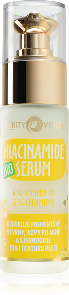 Purity Vision BIO Niacinamide Serum to even out skin tones