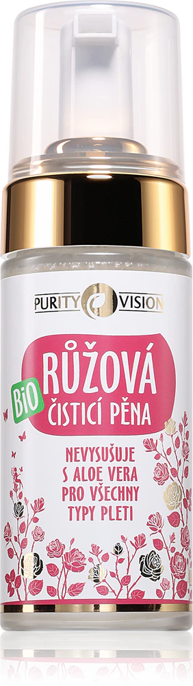 Purity Vision BIO Rose Cleansing Foam gentle cleansing foam for sensitive skin 90ml