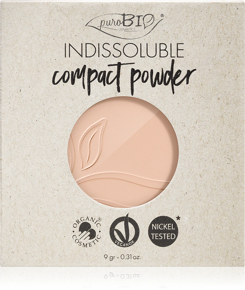 puroBIO Cosmetics Indissouble compact powder replacement filling Farbton 01 9 g